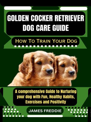 cover image of Golden Cocker Retriever  Dog care guide